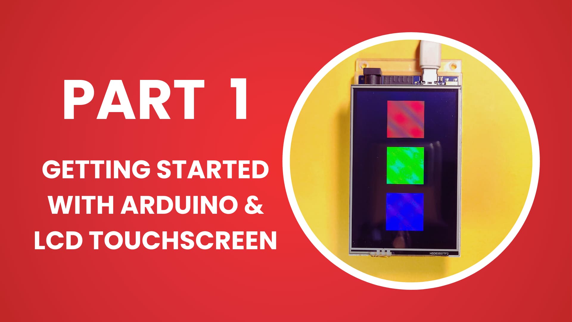 Getting started with a 3.5 inch TFT LCD Display with Arduino (Part 1 of 6)